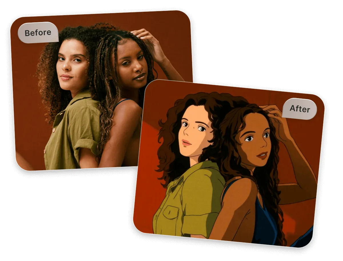 AI Cartoon Generator by Createimg.ai – transform photos into cartoon art and create illustrations online