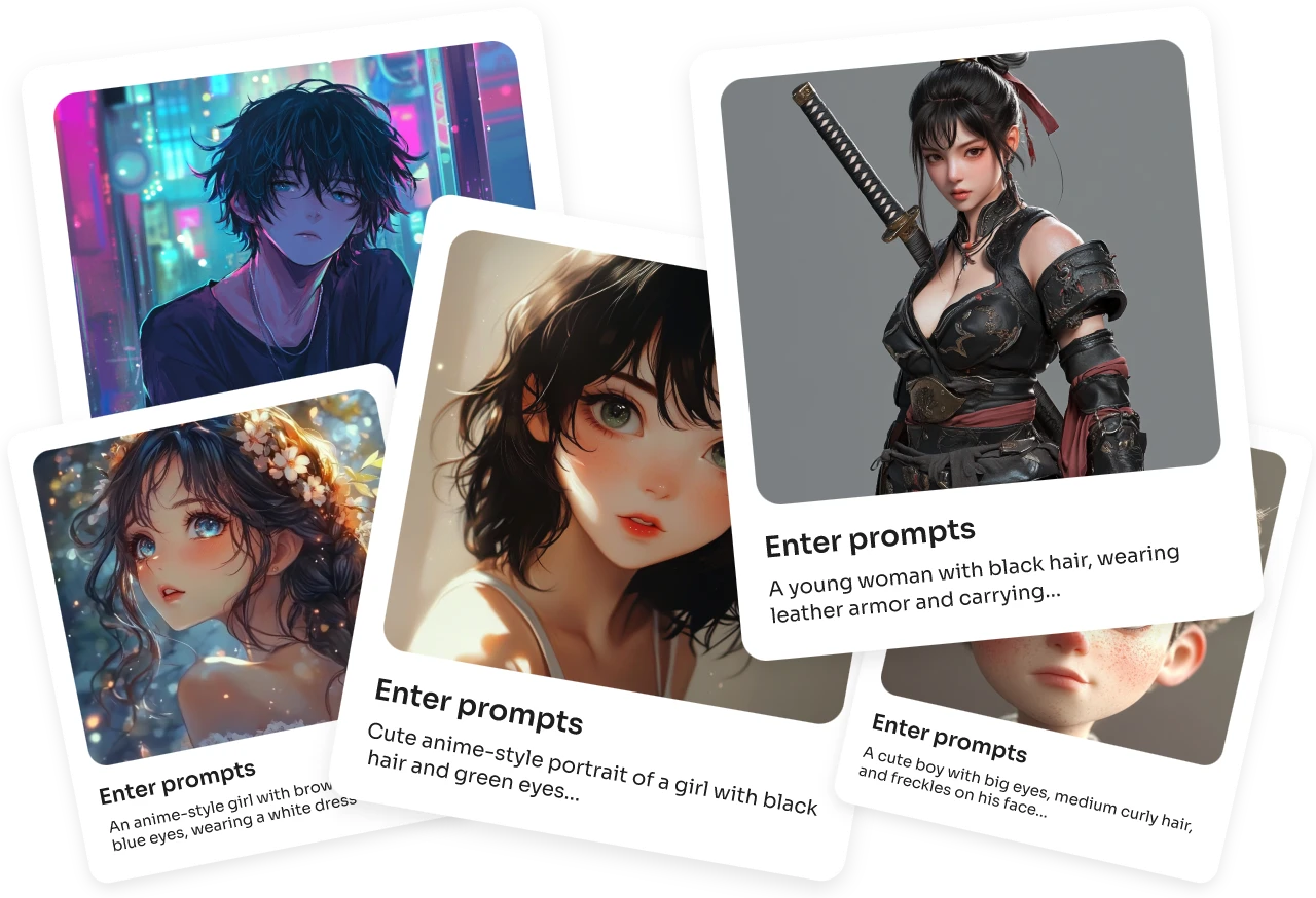 AI Character Generator by Createimg.ai – create unique character designs from text and photos