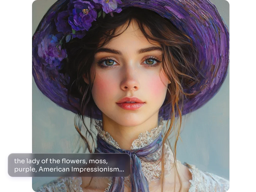 AI girl generator creating diverse female character styles from text prompts on Createimg.ai