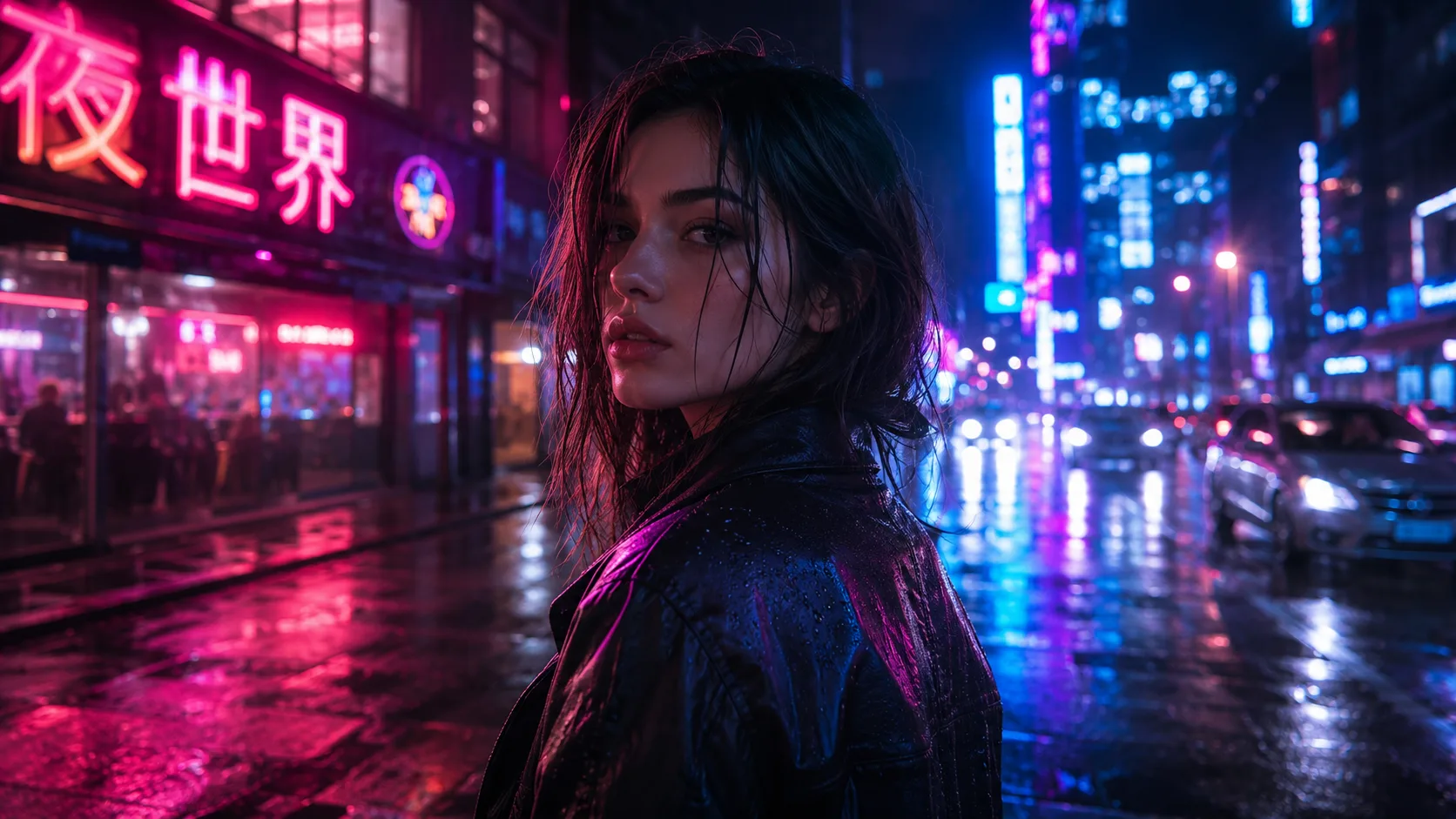 Neon City Night