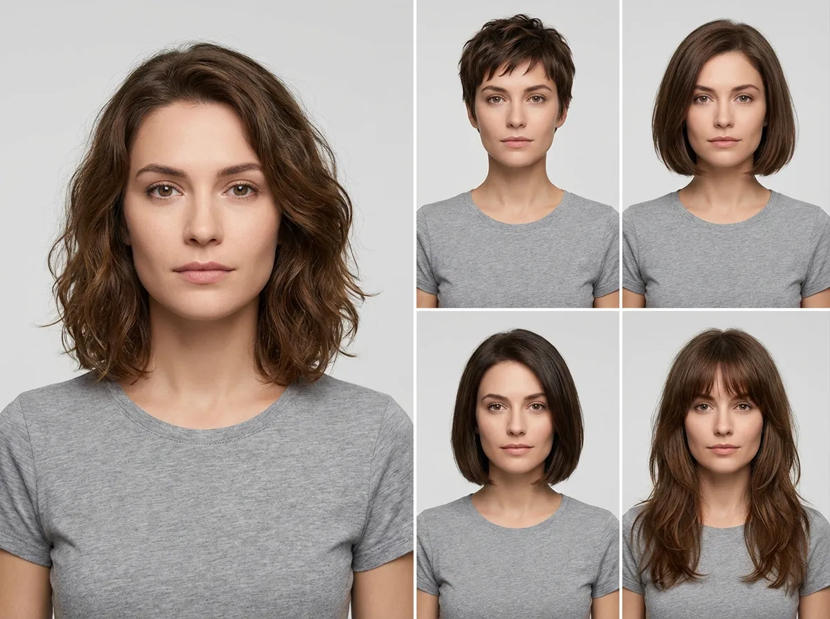 AI Hair Style Generator by Createimg.ai – try hairstyles on your photo online