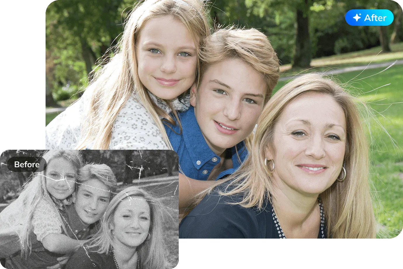 Historical black and white city photo colorized with AI image colorizer on Createimg.ai