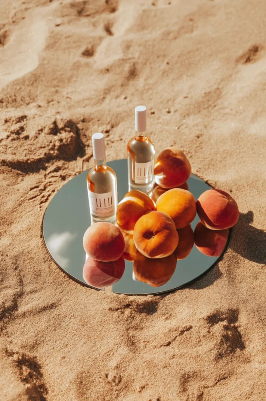 Surreal Beach Mirror Still Life