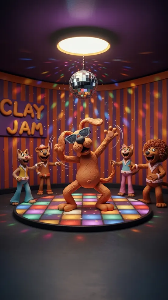 Claymation Dancing Dog