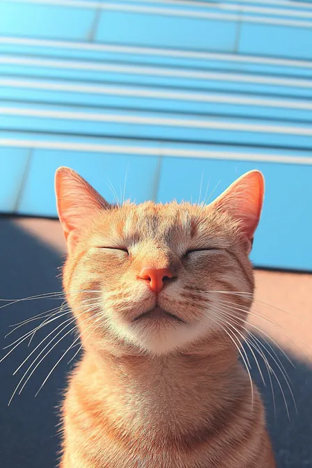 Portrait de chat généré par IA