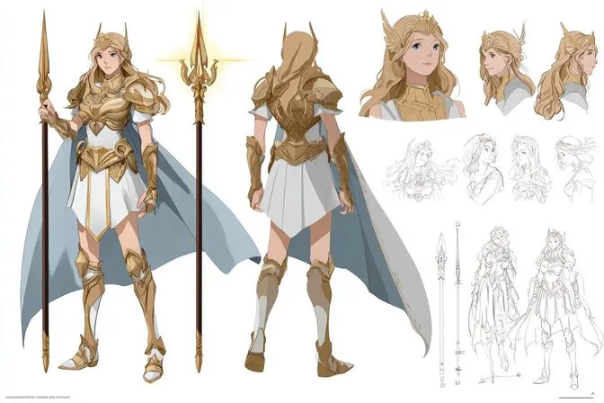 FEUILLE DE CONCEPTION DE PERSONNAGE