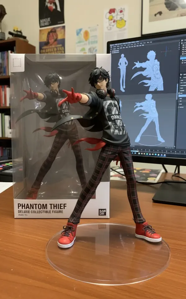 Figurine de personnage avec modélisation Blender