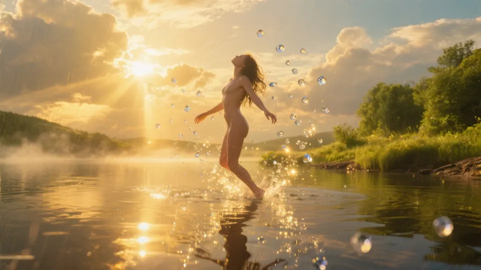 Saut au lac éthéré