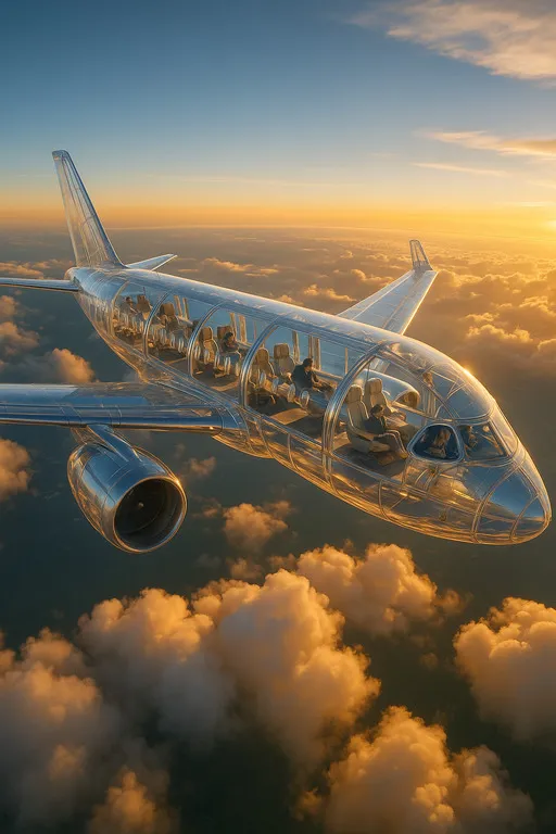 transparent airplane image