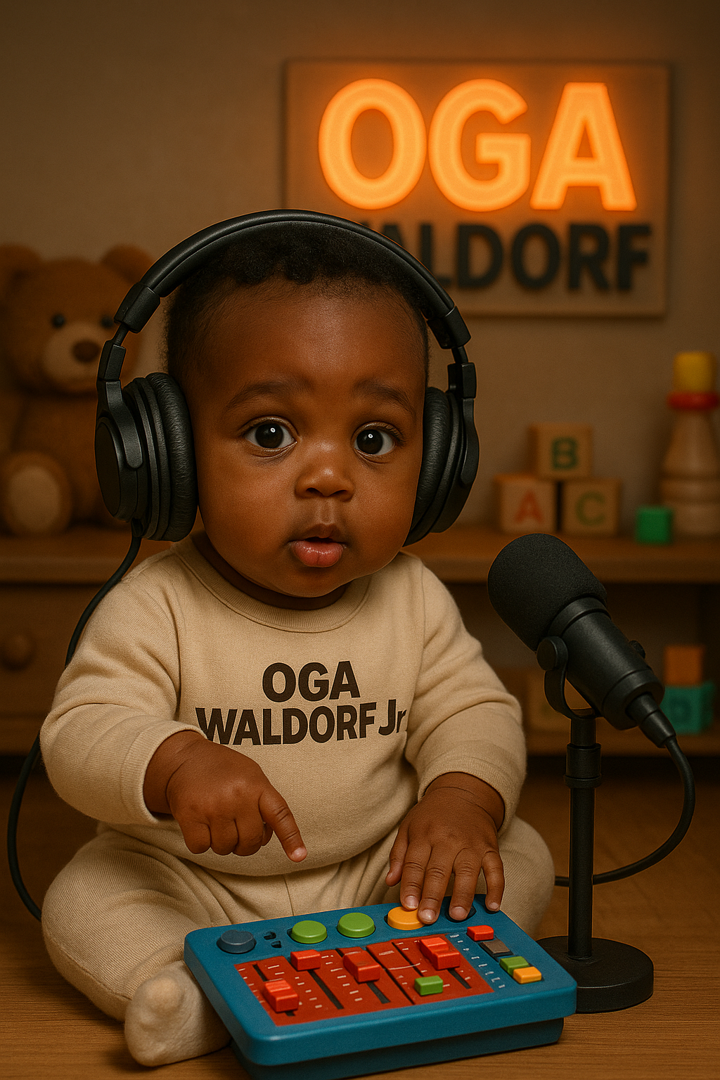 3D Chibi-Style Baby
