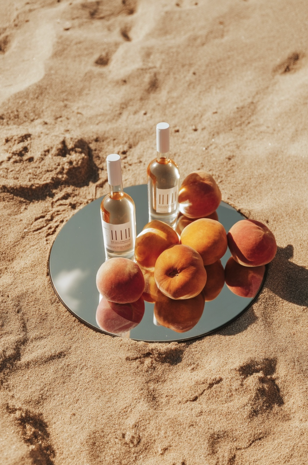 Surreal Beach Mirror Still Life