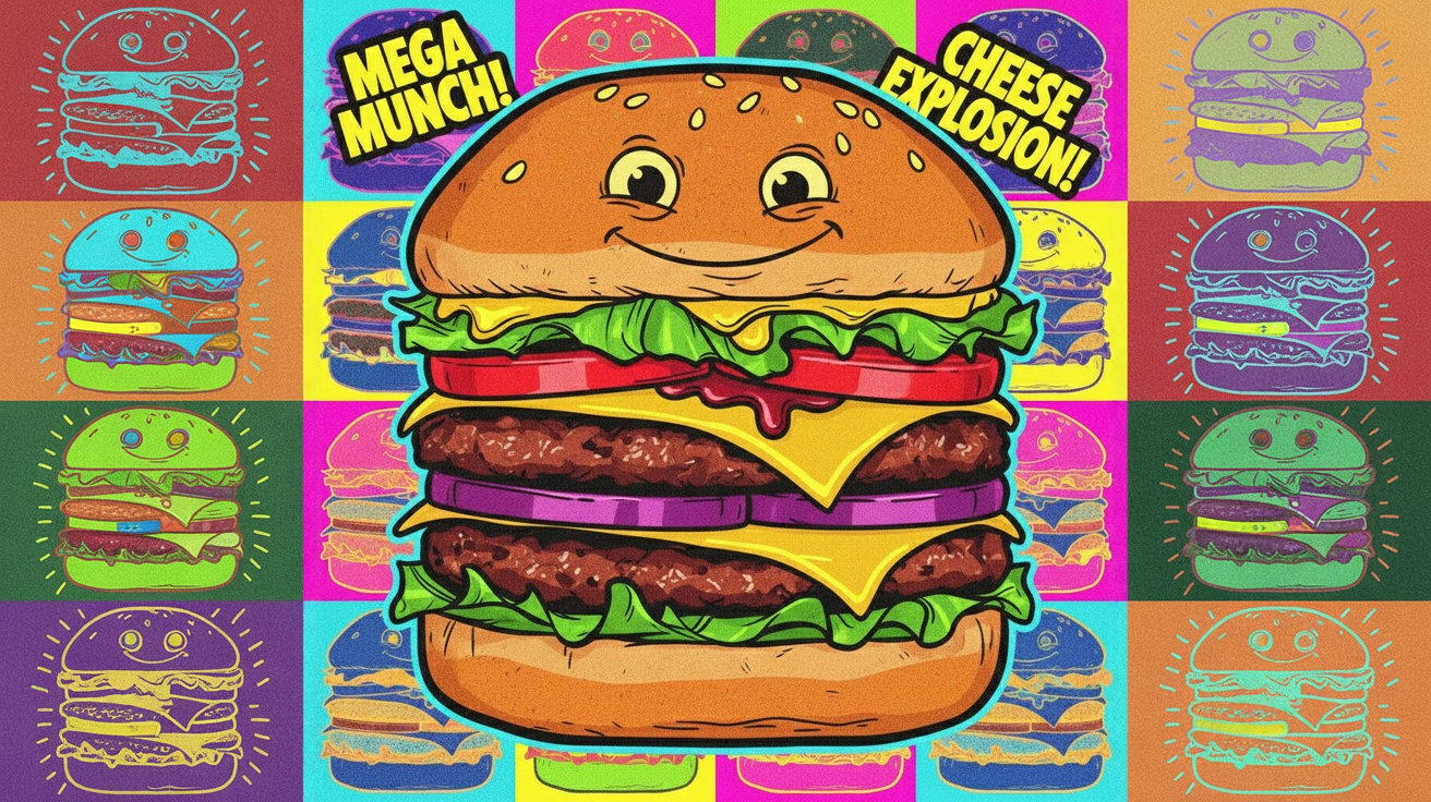 Pop Art Burger