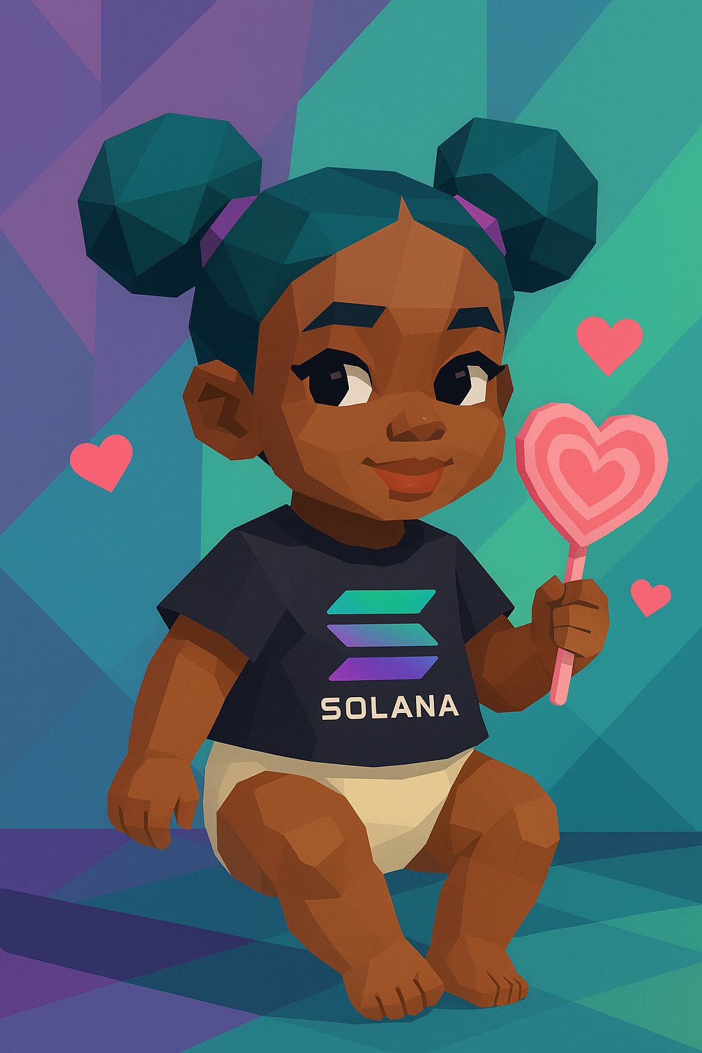 Low-Poly Baby Character