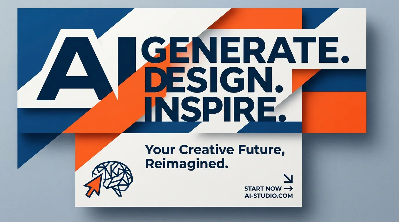 Grok Imagine AI poster-style image generation example with embedded text