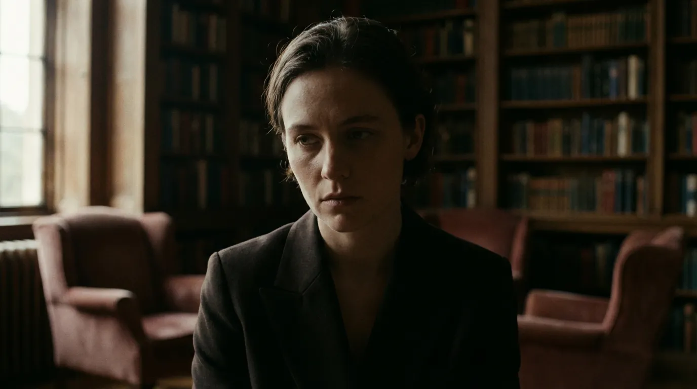 Grok Imagine AI cinematic portrait image generation example