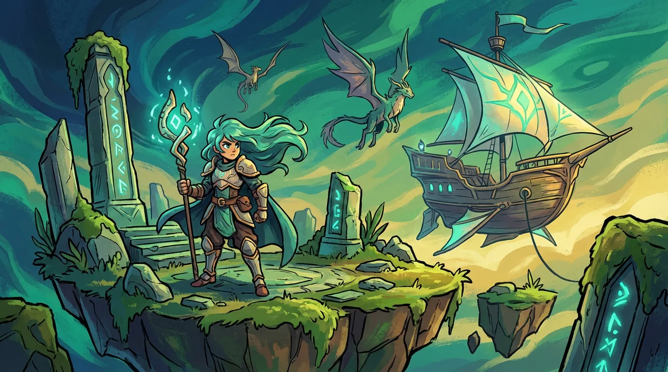 Grok Imagine AI stylized illustration image generation example