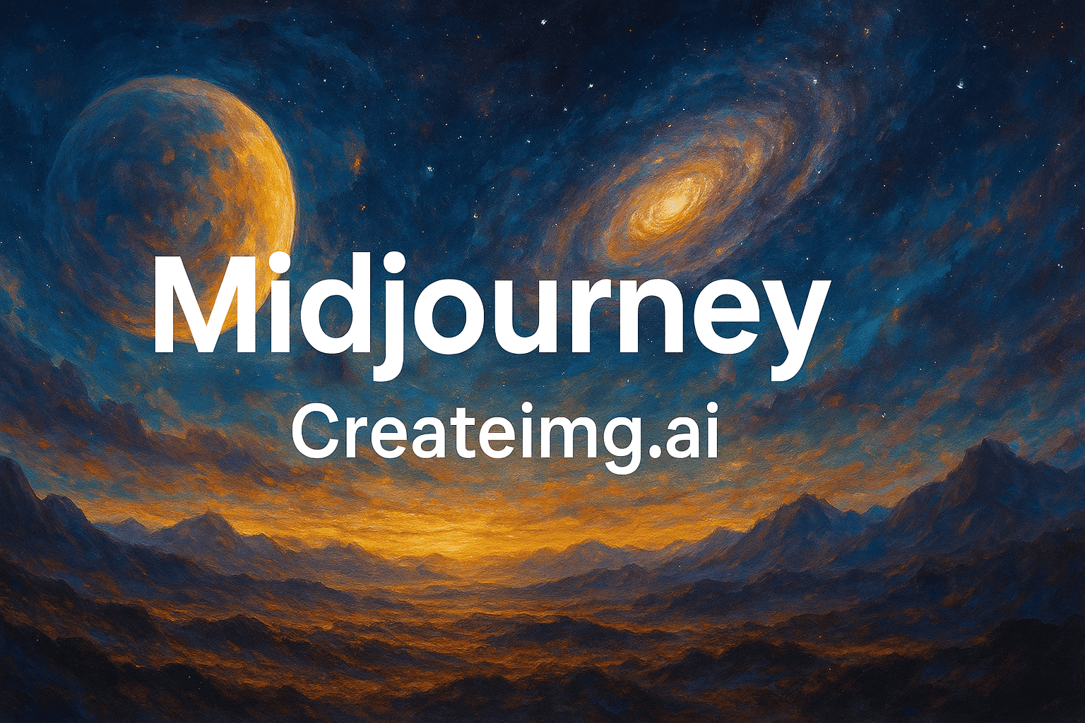 Midjourney AI Image Generator interface showcasing artistic AI-generated visuals
