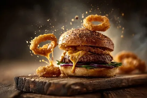 Food Photography with Floating Ingredients