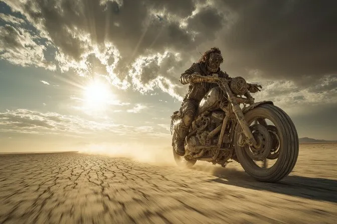 Lone Warrior in Wasteland