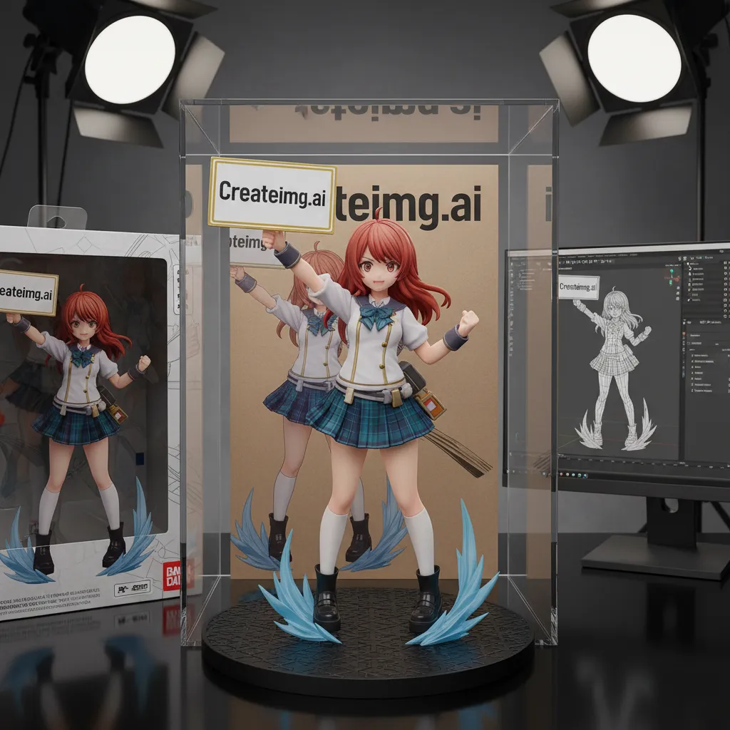 Générateur de figurines d'action IA transformant des photos en œuvres de style figurine d'anime avec Createimg.ai