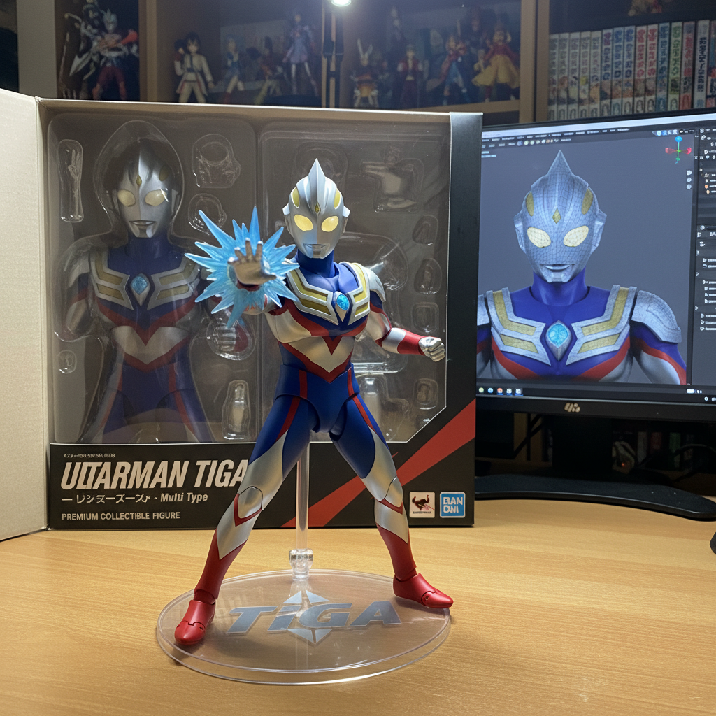 AI Action Figure Generator transforming subjects into anime figures