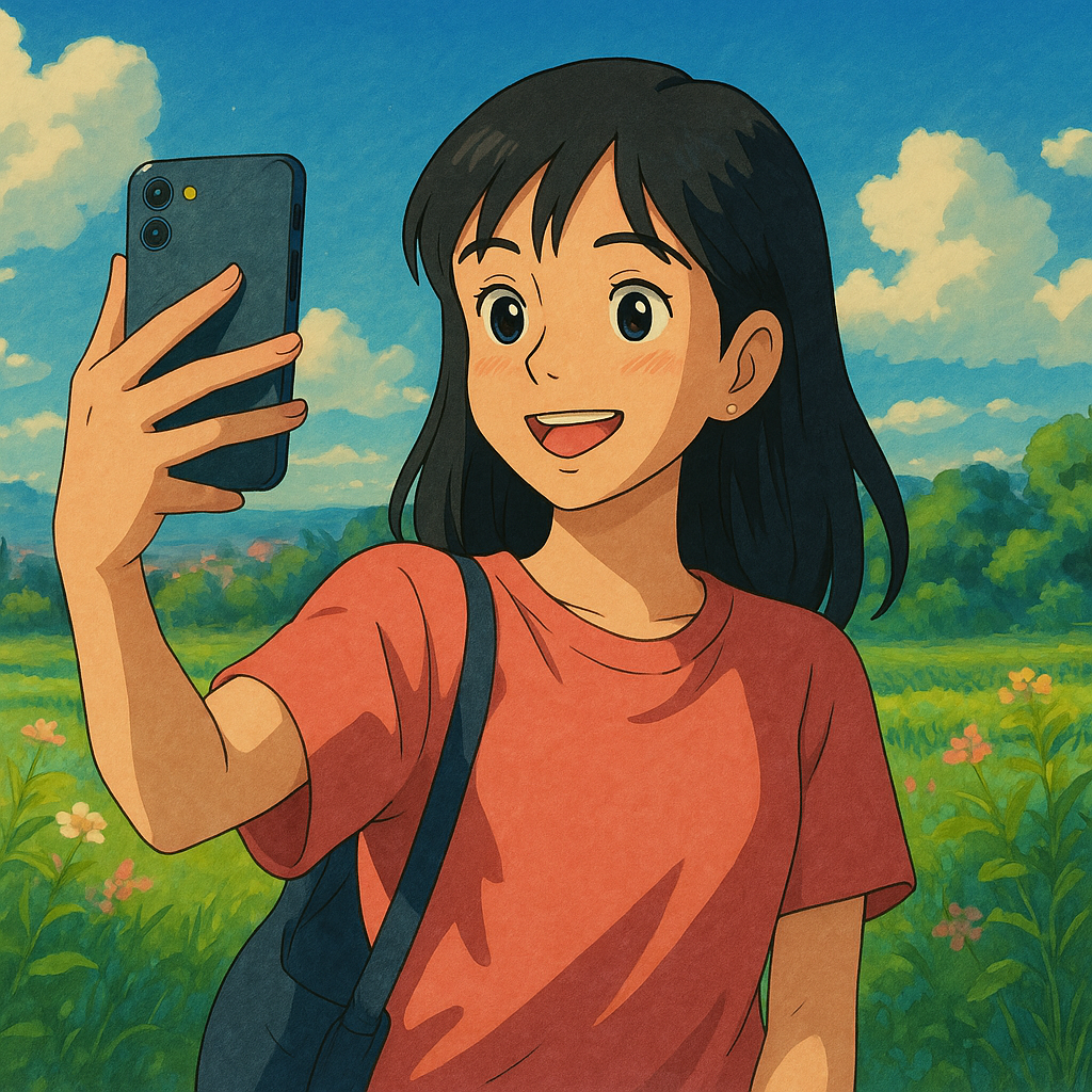 Studio Ghibli AI art generator for creating viral anime-style images for social media