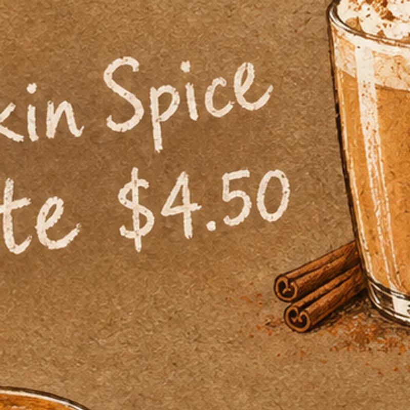 A price written clearly in chalk-style letters