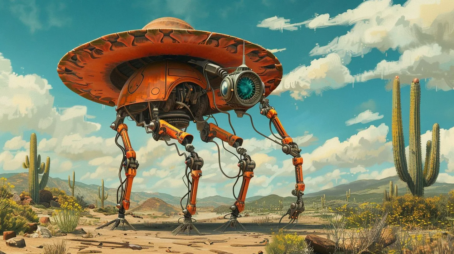 Futuristic concept generated with AI Image-to-Image, converting the original picture into neon-lit structures, modern architecture, and holographic tech visuals.