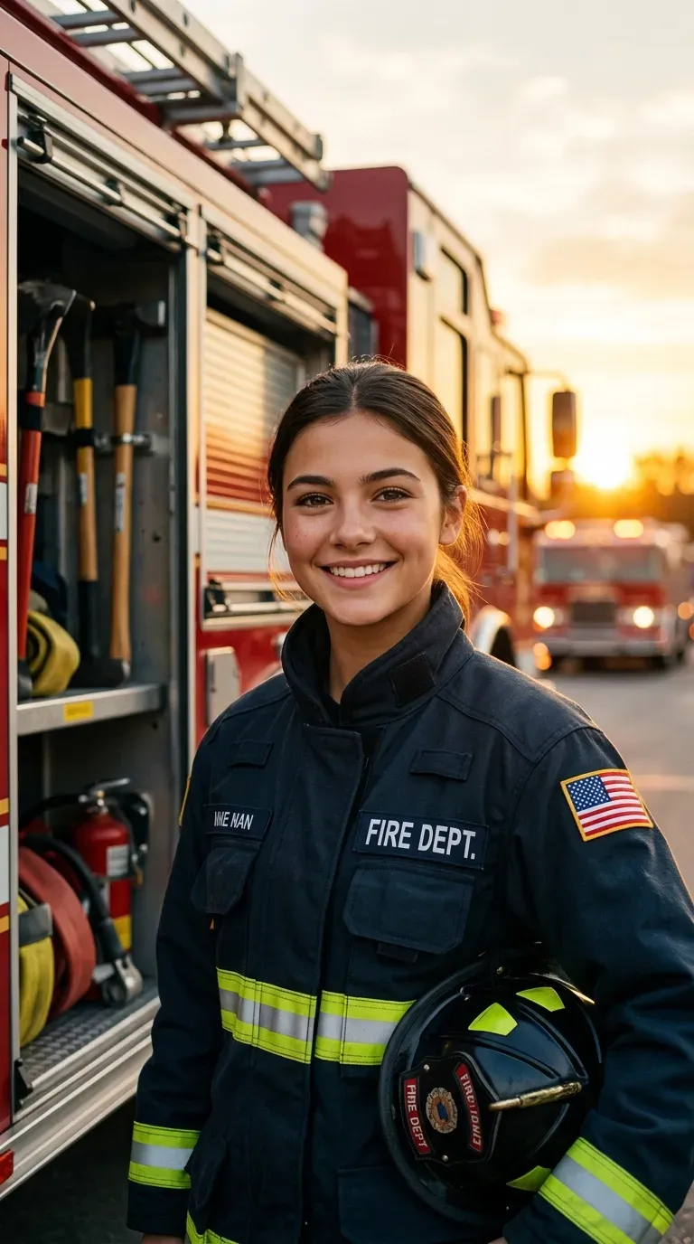 Foto zu Charakter · Feuerwehrfrau der Zukunft