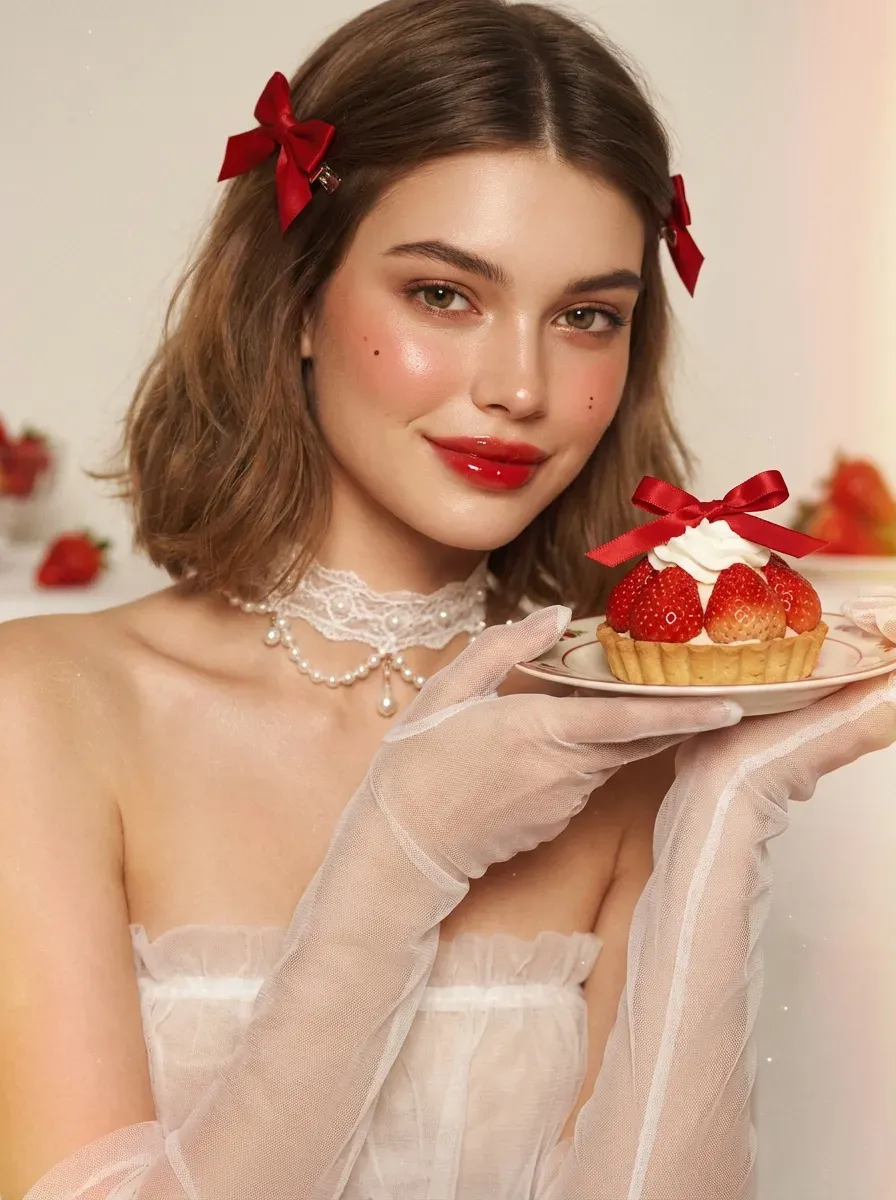 Marke · Erdbeer-Dessert-Shooting