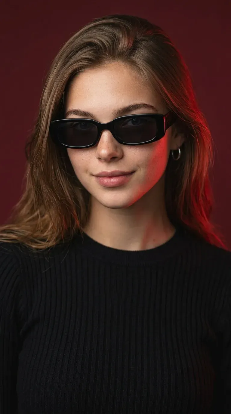 Social-Avatar · Karminroter Studio-Glam