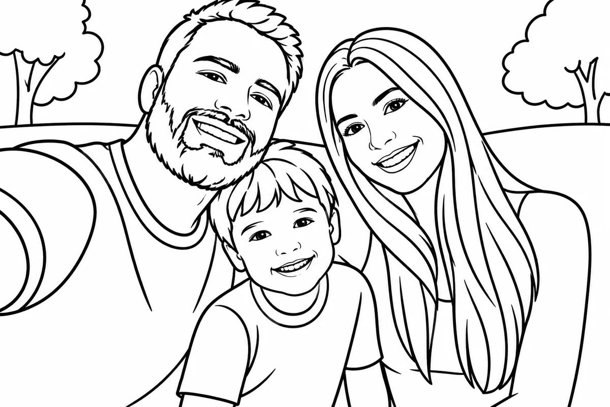 AI processed for kids — simple image