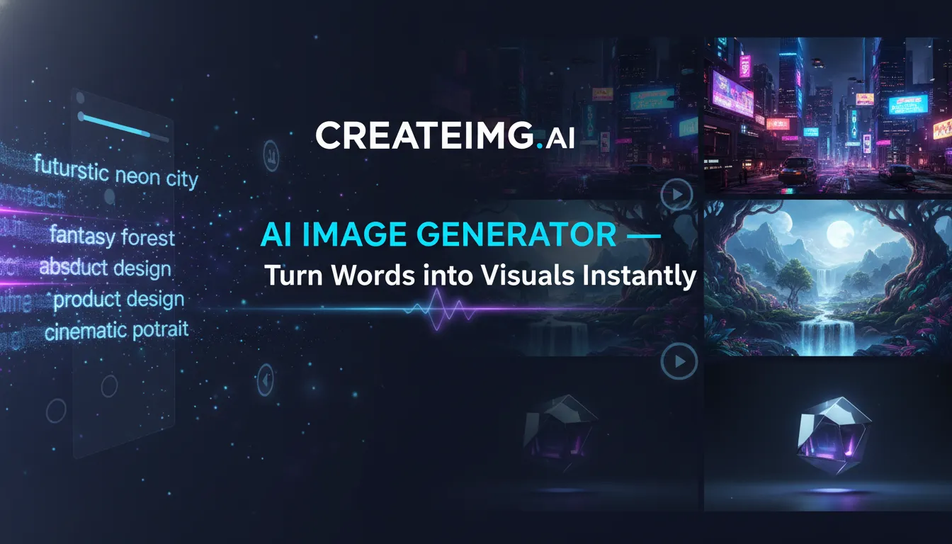AI Image Generator 2025 — Create High-Quality Images from Text Instantly | Createimg.ai