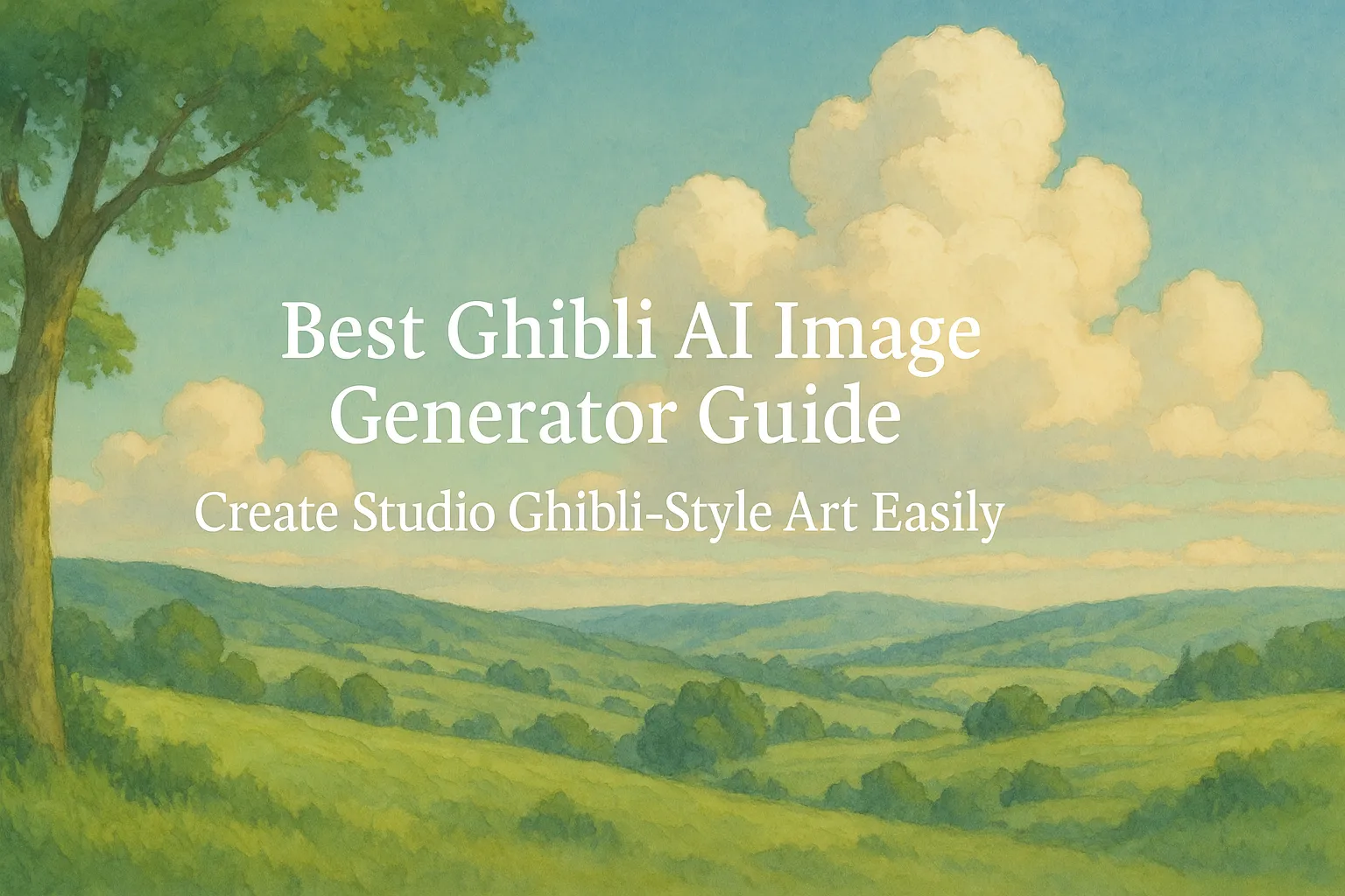 Bester Ghibli KI-Bildgenerator Leitfaden: Erstellen Sie ganz einfach Kunst im Studio Ghibli-Stil