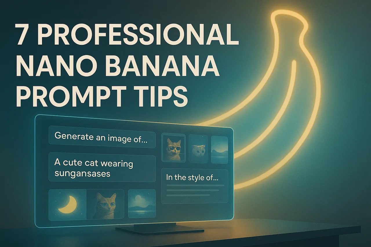 Nano Banana Prompt Meisterschaft: 7 Tipps für professionelle KI-Bilderzeugung